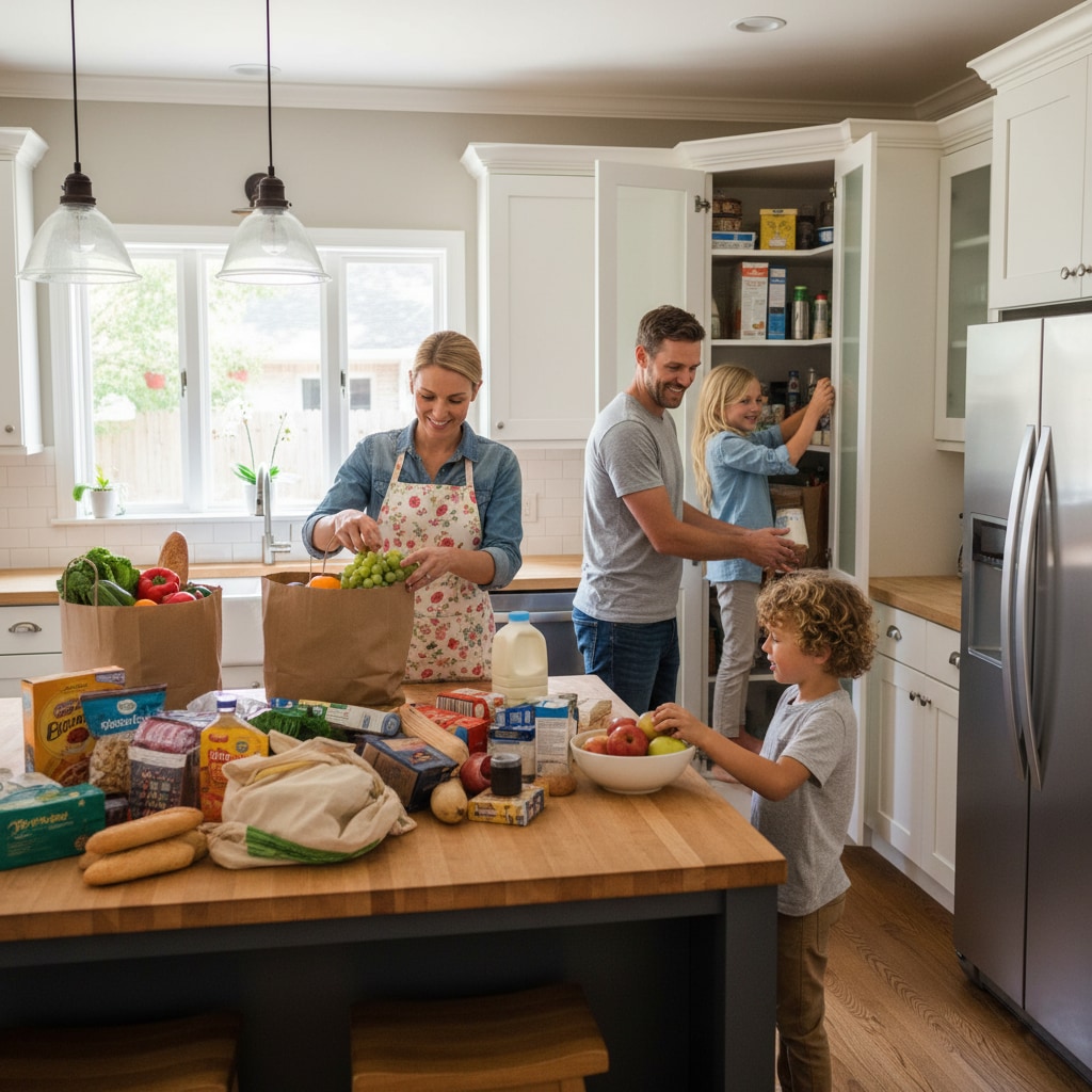 Peppermint grocery insights dashboard illustration